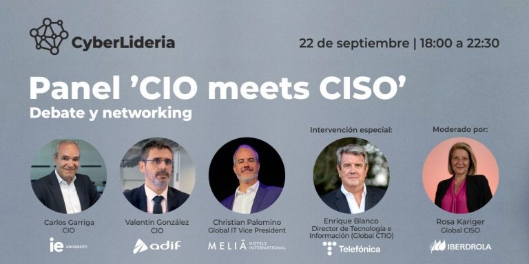 El excepcional Panel de la sesión » CIO meets CISO «.